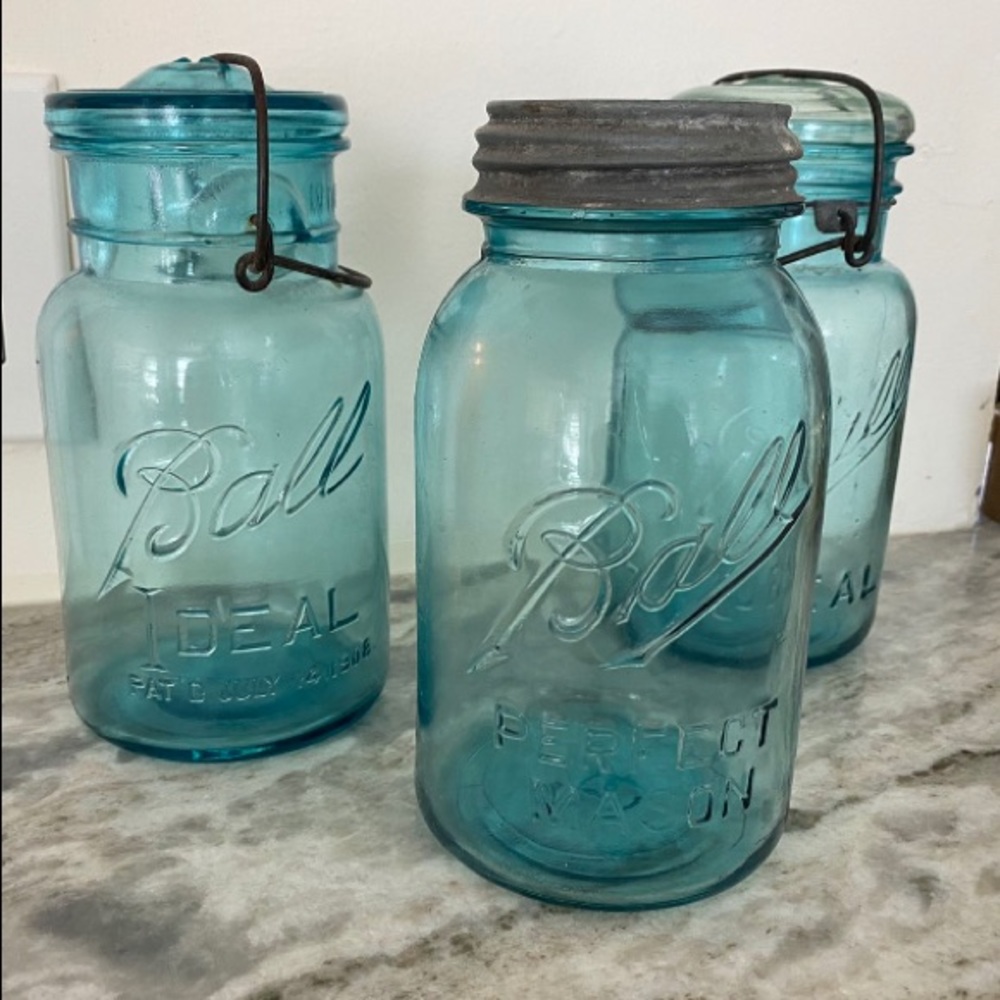 Ball Decor Jars, Set of 3